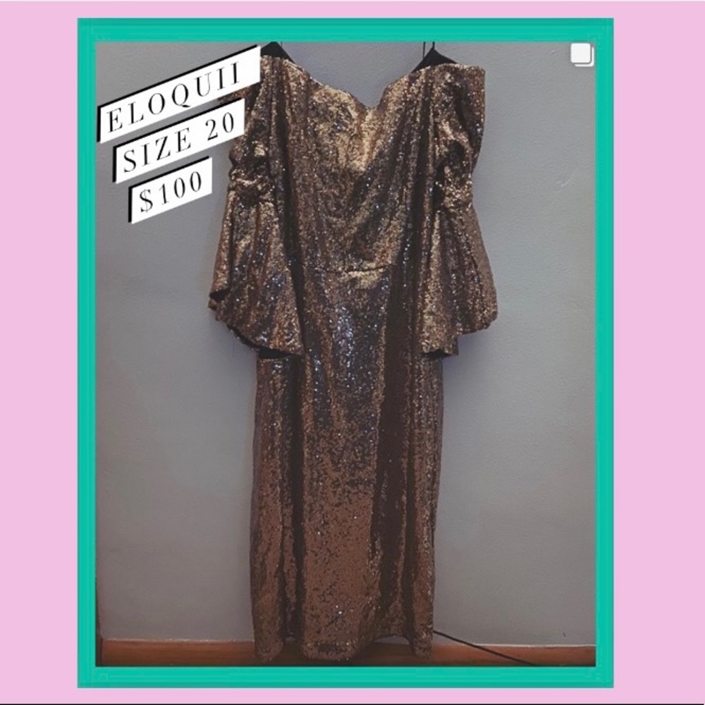 Gold Sequin Gown